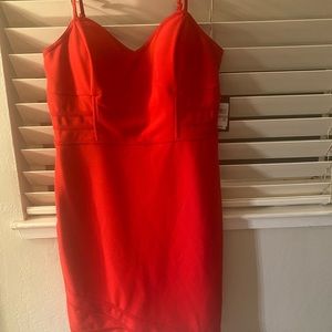Guess Red dress Never worn size 12
